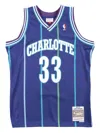 Mitchell & Ness Nba Swingman Jersey 'charlotte Hornets - Alonzo Mourning 1994-95' In Purple
