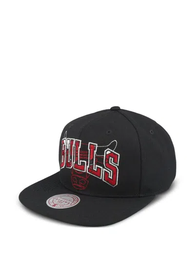 Mitchell & Ness Nba Chicago Bulls Double Up Snapback Cap In Black