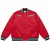 Mitchell & Ness Nba Chicago Bulls Heavyweight Jacket In Scarlet In Red