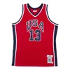 Mitchell & Ness 1984 Chris Mullin Usa Basketball "university Red" Authentic Jersey In Red