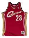 Mitchell & Ness Nba Cleveland Cavaliers Jersey In Red
