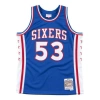 Mitchell & Ness Nba Darryl Dawkins Philadelphia 76ers 1976/77 Swingman Jersey #53 In Blue