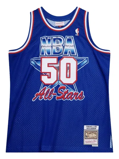 Mitchell & Ness "nba David Robinson 1992-93" All Star West Jersey In Blue