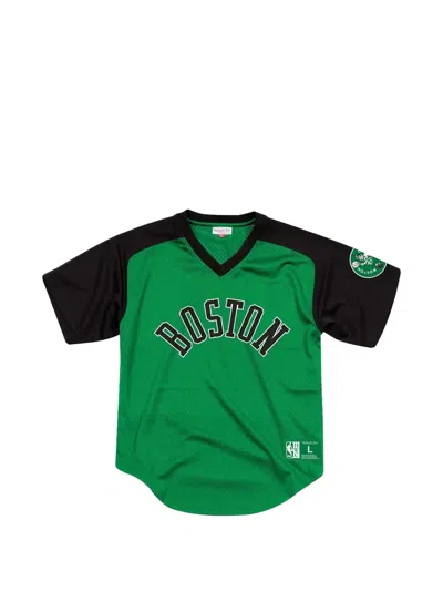 Mitchell & Ness Nba Final Seconds Mesh T-shirt In Green