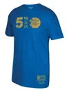 Mitchell & Ness "nba Golden State Warriors" Believe T-shirt In Blue
