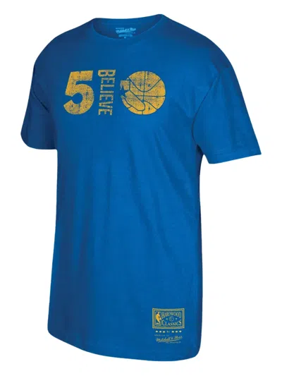Mitchell & Ness "nba Golden State Warriors" Believe T-shirt In Blue
