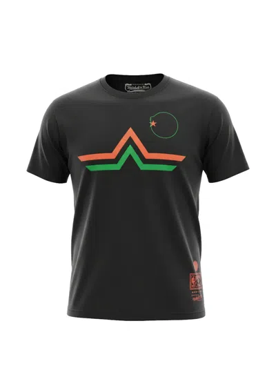 Mitchell & Ness Nba Golden State Warriors Christmas Diamond T-shirt In Black