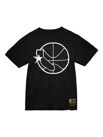 Mitchell & Ness Nba Golden State Warriors Hardwood Classics "black" T-shirt