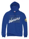 Mitchell & Ness Nba Golden State Warriors Hoodie In Blue
