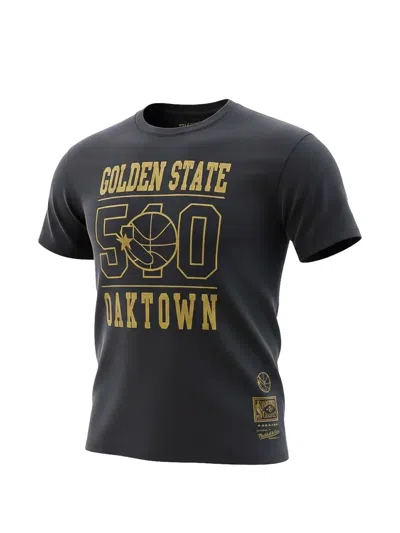 Mitchell & Ness Nba Golden State Warriors Oaktown Code T-shirt In Black
