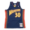 Mitchell & Ness Men's Basketball Tank Top Nba Swingman Jersey Hardwood Classics No 30 Stephen Curry 2009-10 Golwar R In Blue