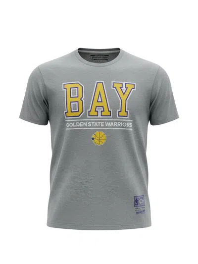 Mitchell & Ness Nba Golden State Warriors T-shirt In Gray
