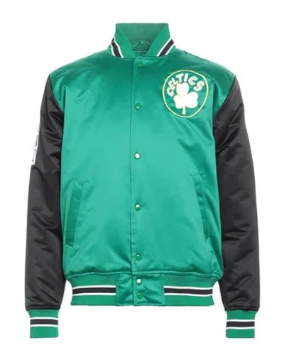 Mitchell & Ness Nba Hardwood Classics Man Jacket Green Size L Polyester
