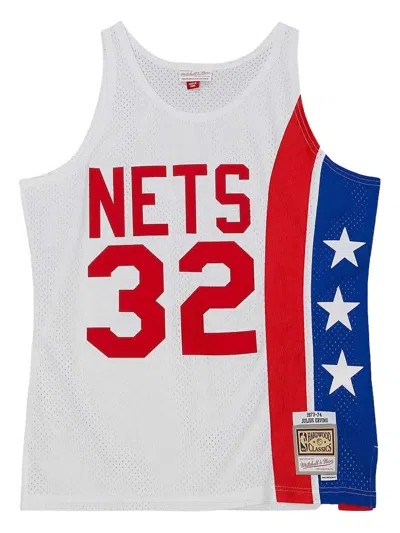 Mitchell & Ness Nba Home "nets 1973 Julius Erving" Jersey In White
