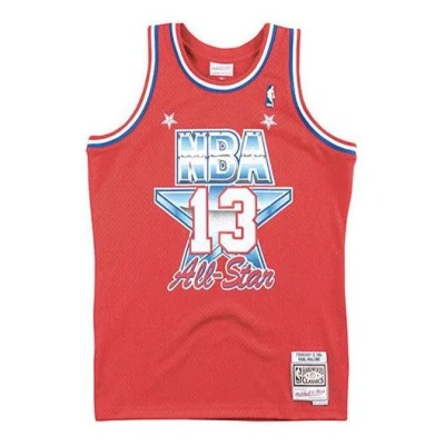 Mitchell & Ness Nba Karl Malone Nba 1991 All Star West Swingman Red Jersey