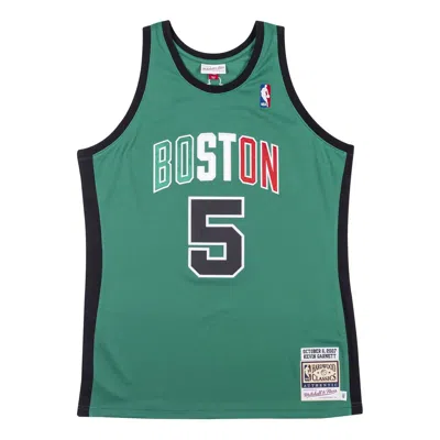 Mitchell & Ness Nba Kevin Garnett Boston Celtics 2007/08 Jersey #5 In Green