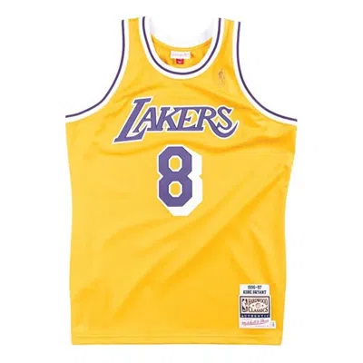 Mitchell & Ness Nba Kobe Bryant Los Angeles Lakers 1996/97 Authentic Jersey #8 In Yellow