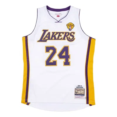 Mitchell & Ness Nba Kobe Bryant  Los Angeles Lakers 2009/10 Jersey #24 In White