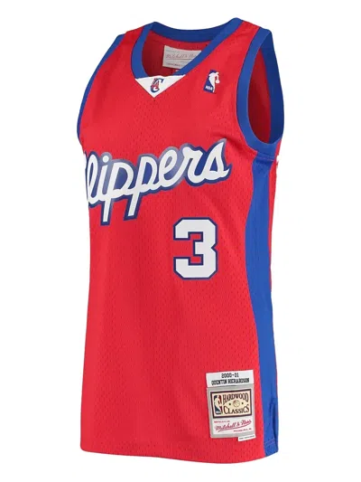 Mitchell & Ness Nba La Clippers Jersey In Red