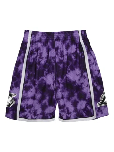 Mitchell & Ness "nba La Lakers 2009" Basketball Shorts In Purple