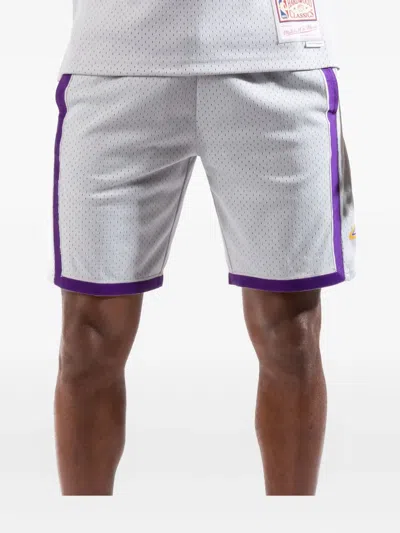 Mitchell & Ness Nba La Lakers Shorts In White