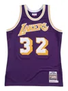 Mitchell & Ness Nba La Lakers 84 Magic Johnson Jersey In Purple