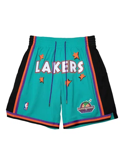 Mitchell & Ness Nba Lakers 1995 Rookie Drawstring Shorts In Multi