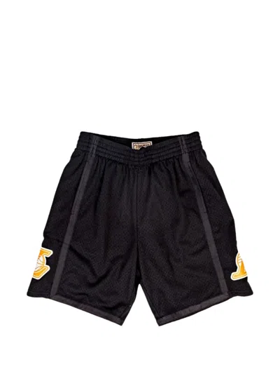 Mitchell & Ness Nba Lakers Team Colour Shorts In Black