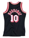 Mitchell & Ness Nba Miami Heat Jersey In Black