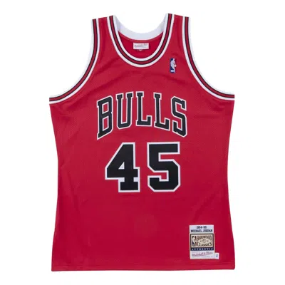 Mitchell & Ness Nba Michael Jordan Chicago Bulls 1994/95 Jersey #45 In Red