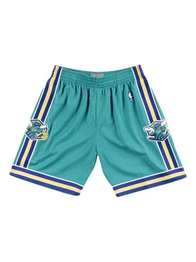 Mitchell & Ness Nba New Orleans Hornets Road 2005/06 Swingman Shorts In Blue