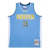 Mitchell & Ness Nba Nikola Jokic Denver Nuggets 2016/17 Road Jersey #15 In Blue