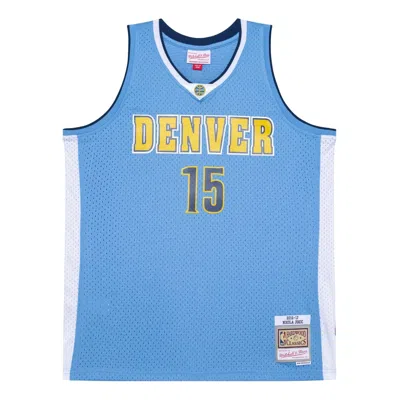 Mitchell & Ness Nba Nikola Jokic Denver Nuggets 2016/17 Road Jersey #15 In Blue