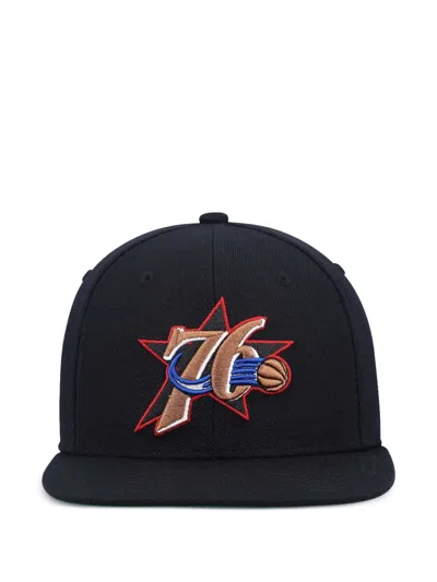 Mitchell & Ness Nba Philadelphia 76ers Team Groun 2.0 Snapback Cap In Blue