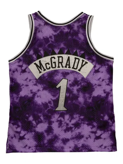 Mitchell & Ness "nba Raptors 1998 Tracy Mcgrady" Galaxy Swingman Jersey In Purple