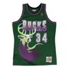 Mitchell & Ness "nba Milwaukee Bucks 96 Ray Allen" Authentic Alternate Jersey Vest Top In Multi