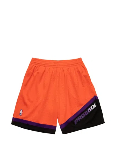 Mitchell & Ness Nba Reload 2.0 Swingman Shorts In Orange
