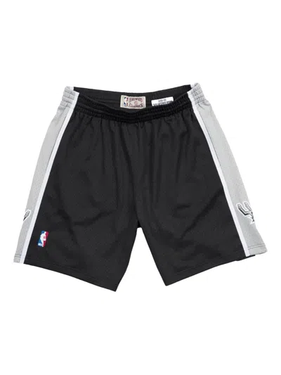 Mitchell & Ness Nba San Antonio Spurs Road 1998/99 Swingman Shorts In Black