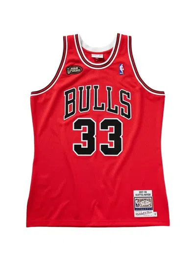 Mitchell & Ness Nba Scottie Pippen Vest In Red