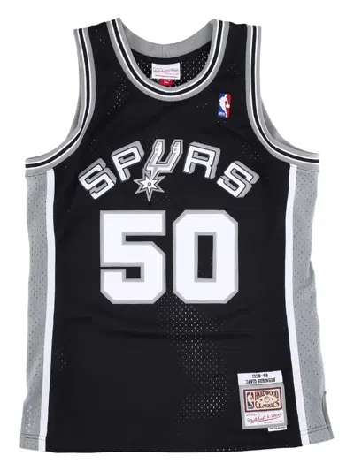Mitchell & Ness "nba Spurs 98-99 David Robinson" Swingman Jersey In Black