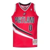 Mitchell & Ness Nba Ss22 Retro Sports Jersey Sw Fan Edition 12-13 Away Portland Blazers Lead Red