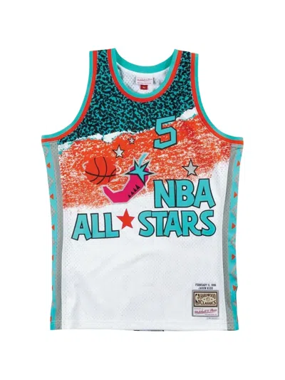 Mitchell & Ness Nba Sublimated Jason Kidd Swingman Jersey In White