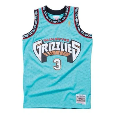 Mitchell & Ness Grizzlies Number Jersey In Blue