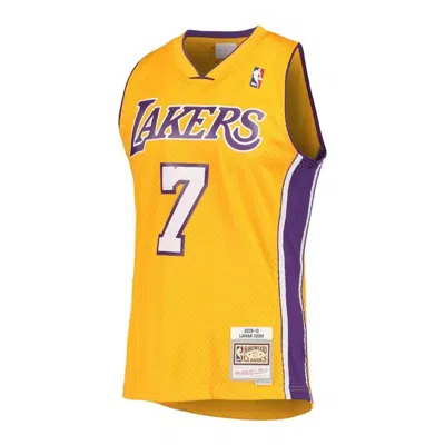 Mitchell & Ness Nba Sw 7 In Yellow