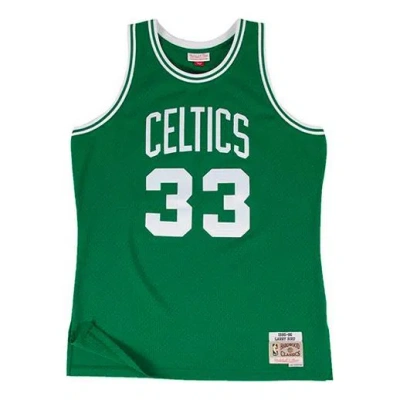 Mitchell & Ness Nba Swingman Jersey 'boston Celtics - Larry Bird 1985-86' In Green