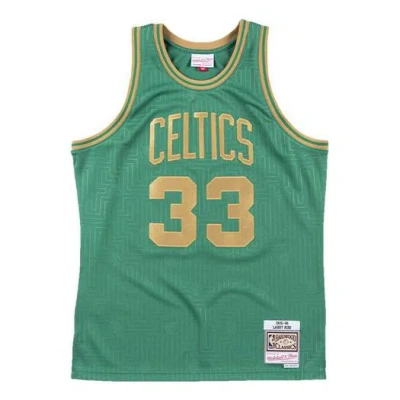 Mitchell & Ness Nba Swingman Jersey 'boston Celtics - Larry Bird 1986-87' In Green