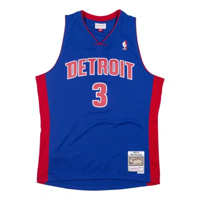 Mitchell & Ness Nba Swingman Jersey Detroit Pistons 2003-04 Ben Wallace 'blue Red'