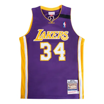 Mitchell & Ness Nba Swingman Jersey Lakers 99-00 Shaquille Oneal Away In Purple