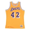 Mitchell & Ness "nba La Lakers 84-85 James Worthy" Swingman Jersey Vest Top In Yellow