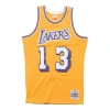 Mitchell & Ness Nba Swingman Jersey Los Angeles Lakers 1971-72 Wilt Chamberlain In Yellow